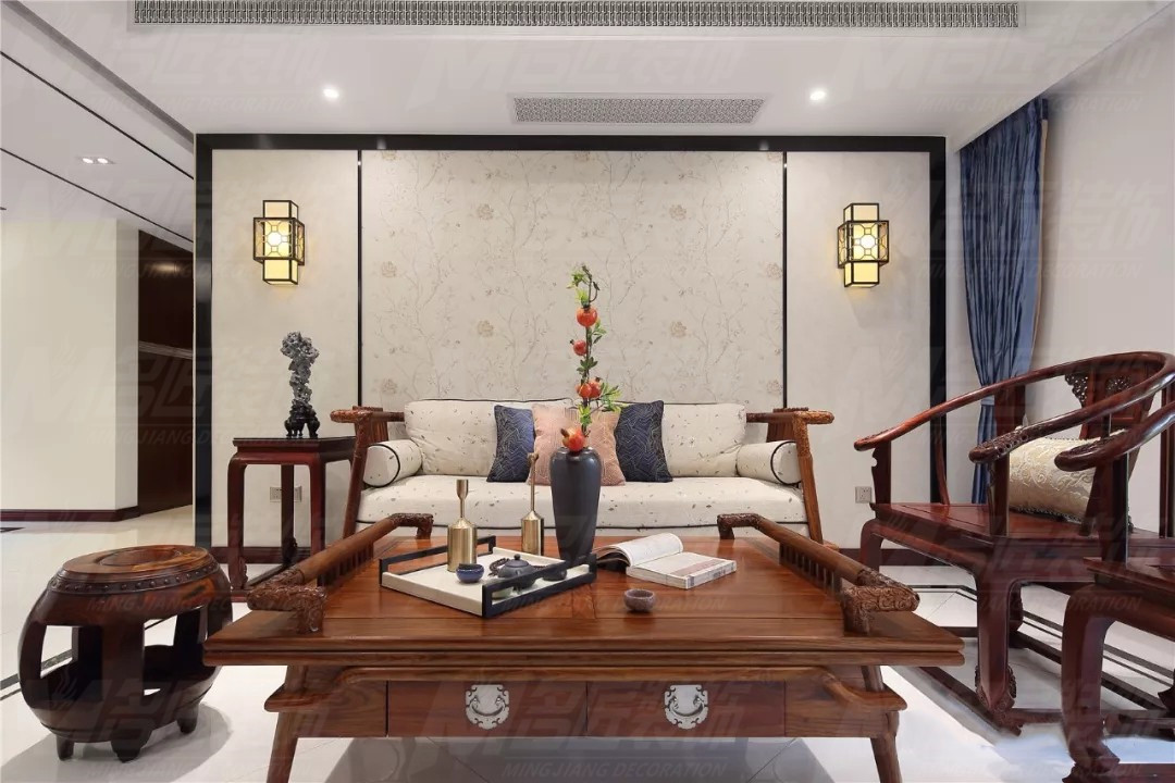 新中式風(fēng)格家裝設(shè)計(jì)室內(nèi)裝修效果圖-客廳沙發(fā) 新中式風(fēng)格家裝設(shè)計(jì)室內(nèi)裝修效果圖-客廳沙發(fā)