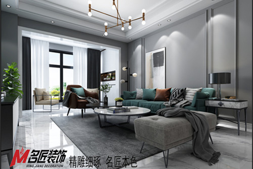 梧州市旺甫豪苑現(xiàn)代簡約風(fēng)格三居室裝修案例